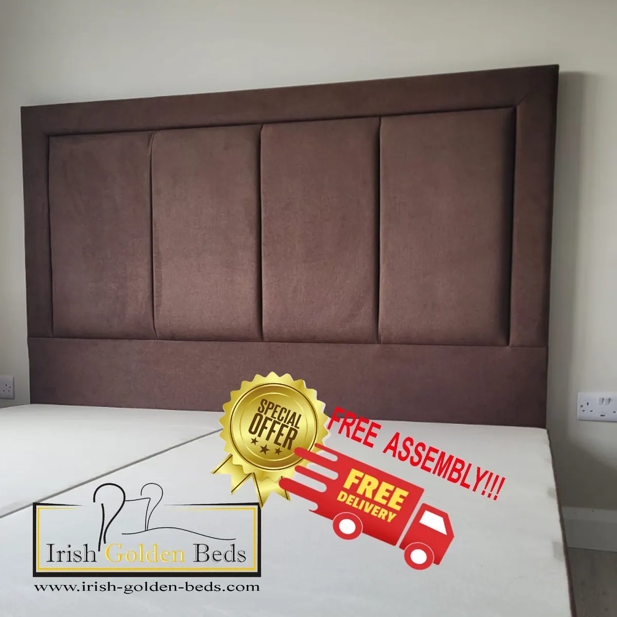 bed frame and headboard, free delivery - Image 4