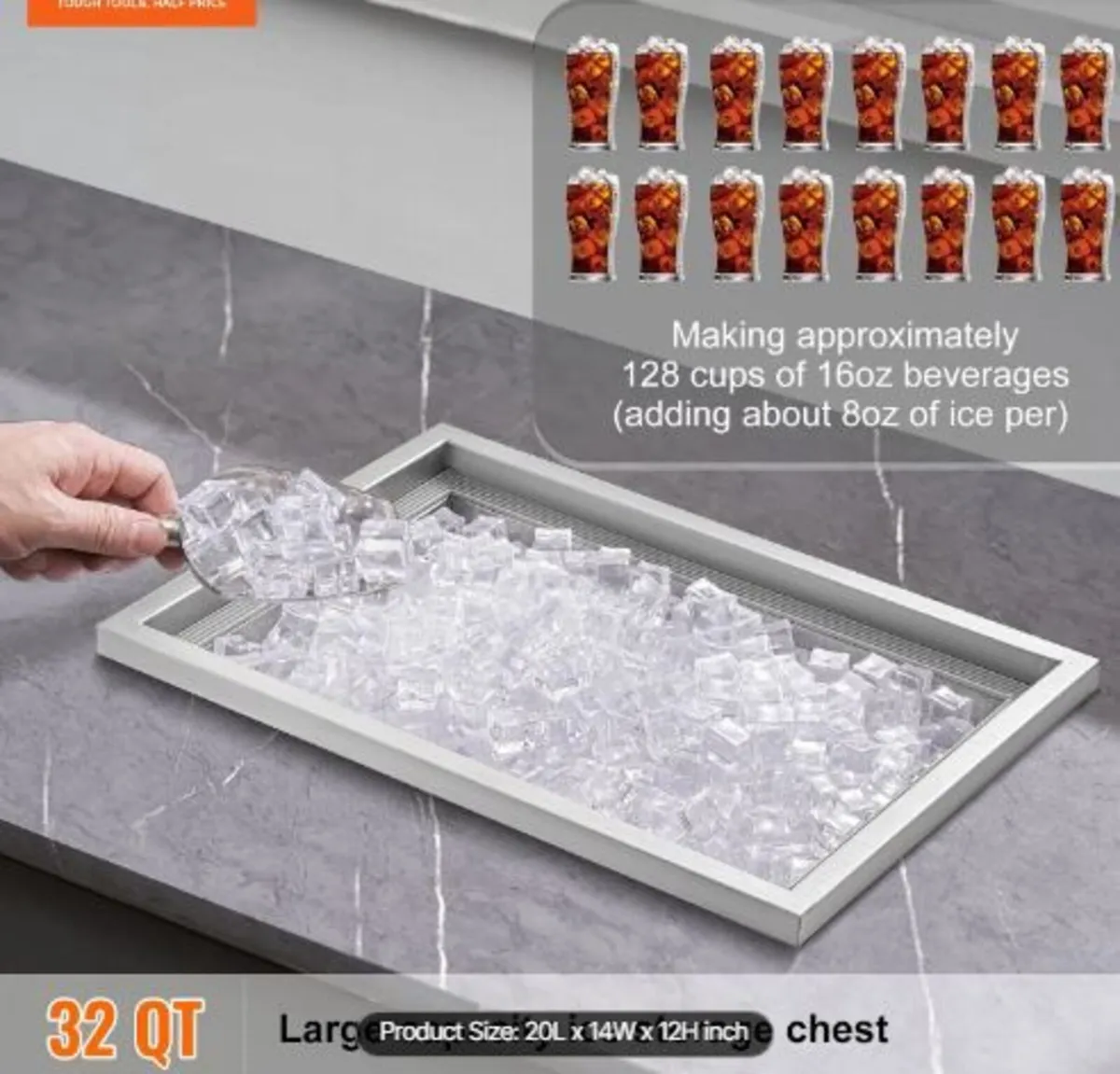 Drop in Ice Chest, 51 cm L x 36 cm - Image 3