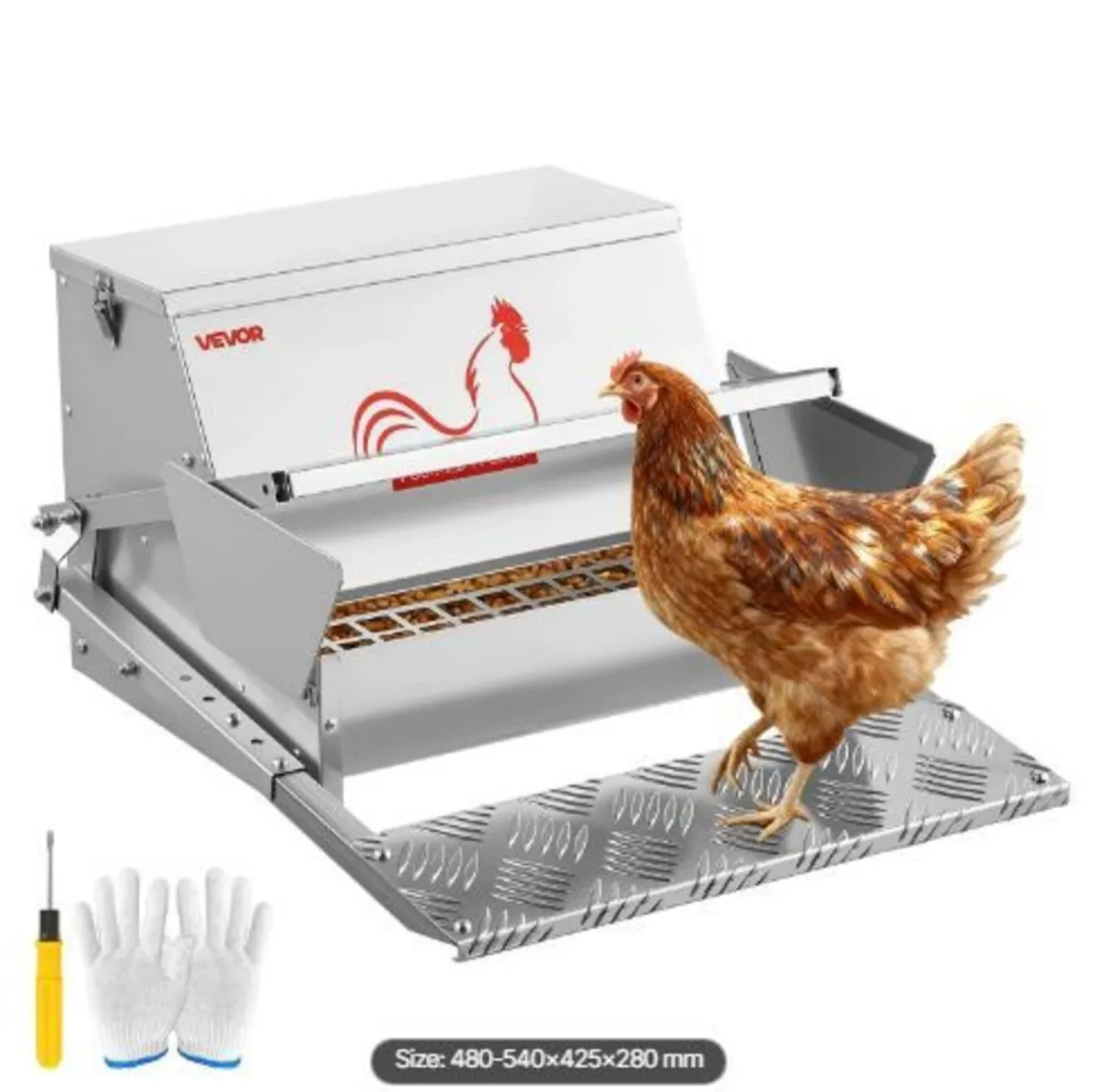 Automatic Chicken Feeder, 25 lbs Capacity - Image 1