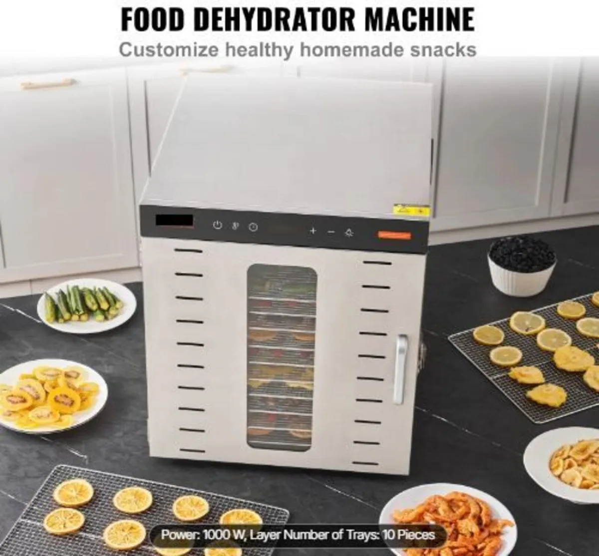 10 Trays Food Dehydrator Machine Stainless - Image 1