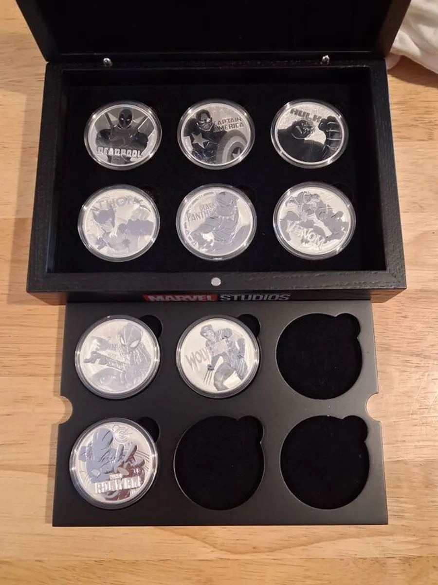 Marvel 1 oz  silver set of 9 coins - Image 4