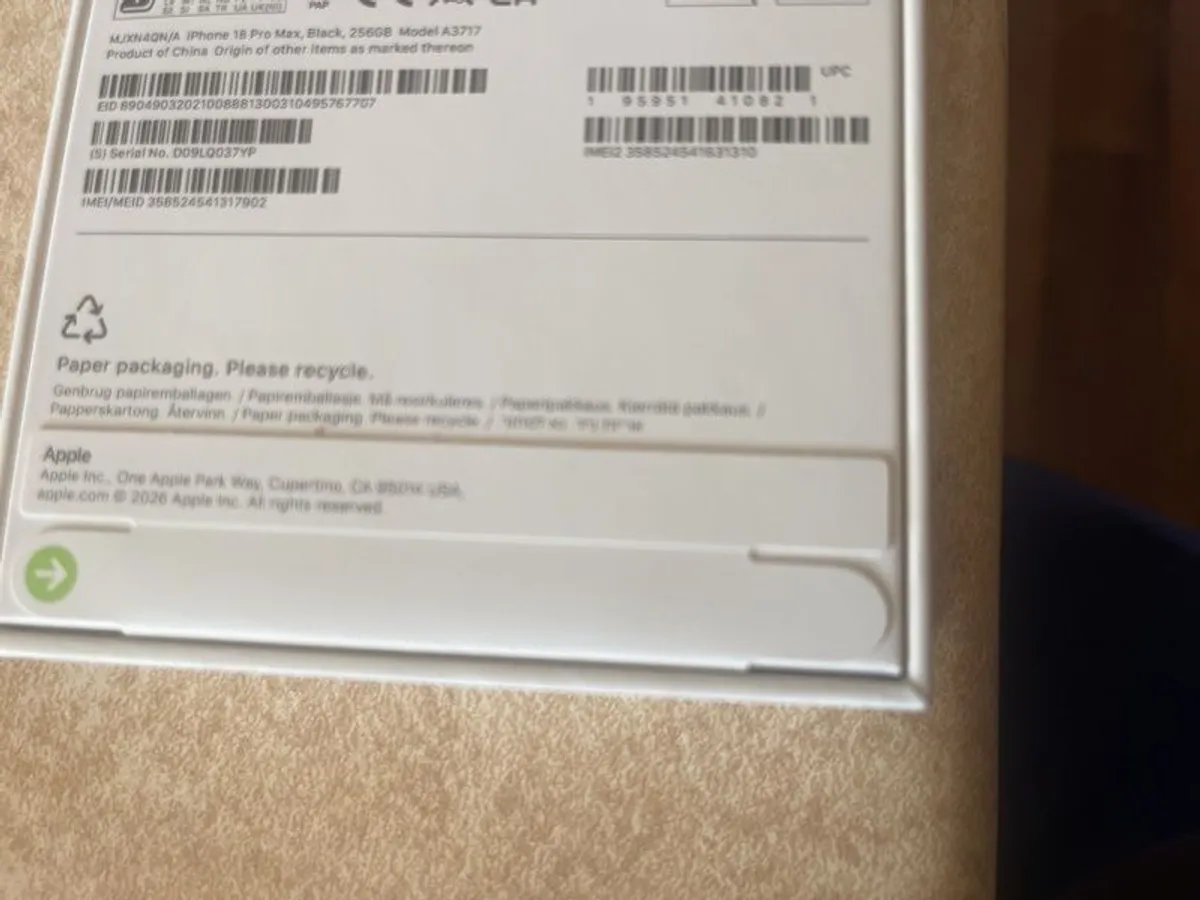 iPhone 18 Pro Max 256 gb Sealed - Image 3