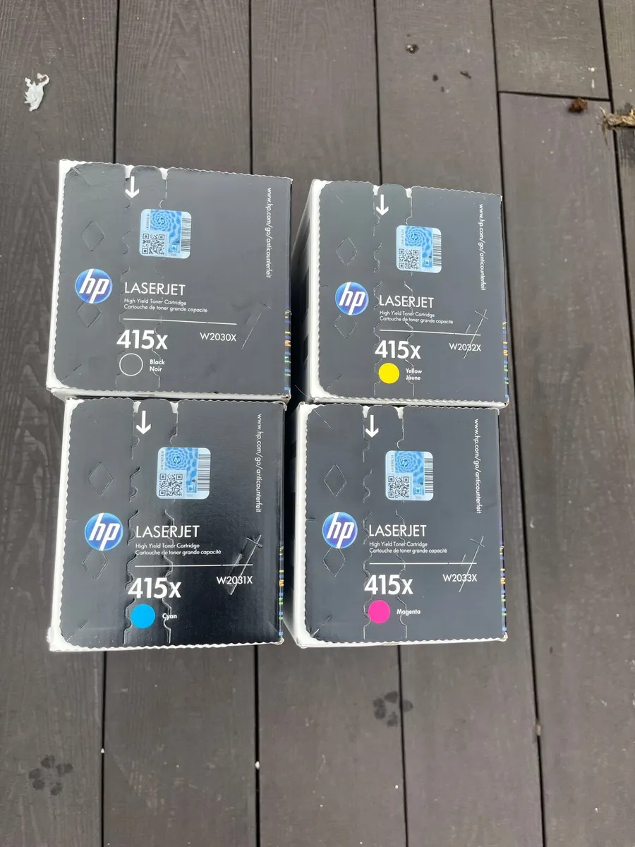 Set of HP 415X Colour Toners - Image 1