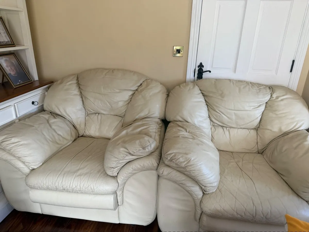 Leather chairs - Image 1