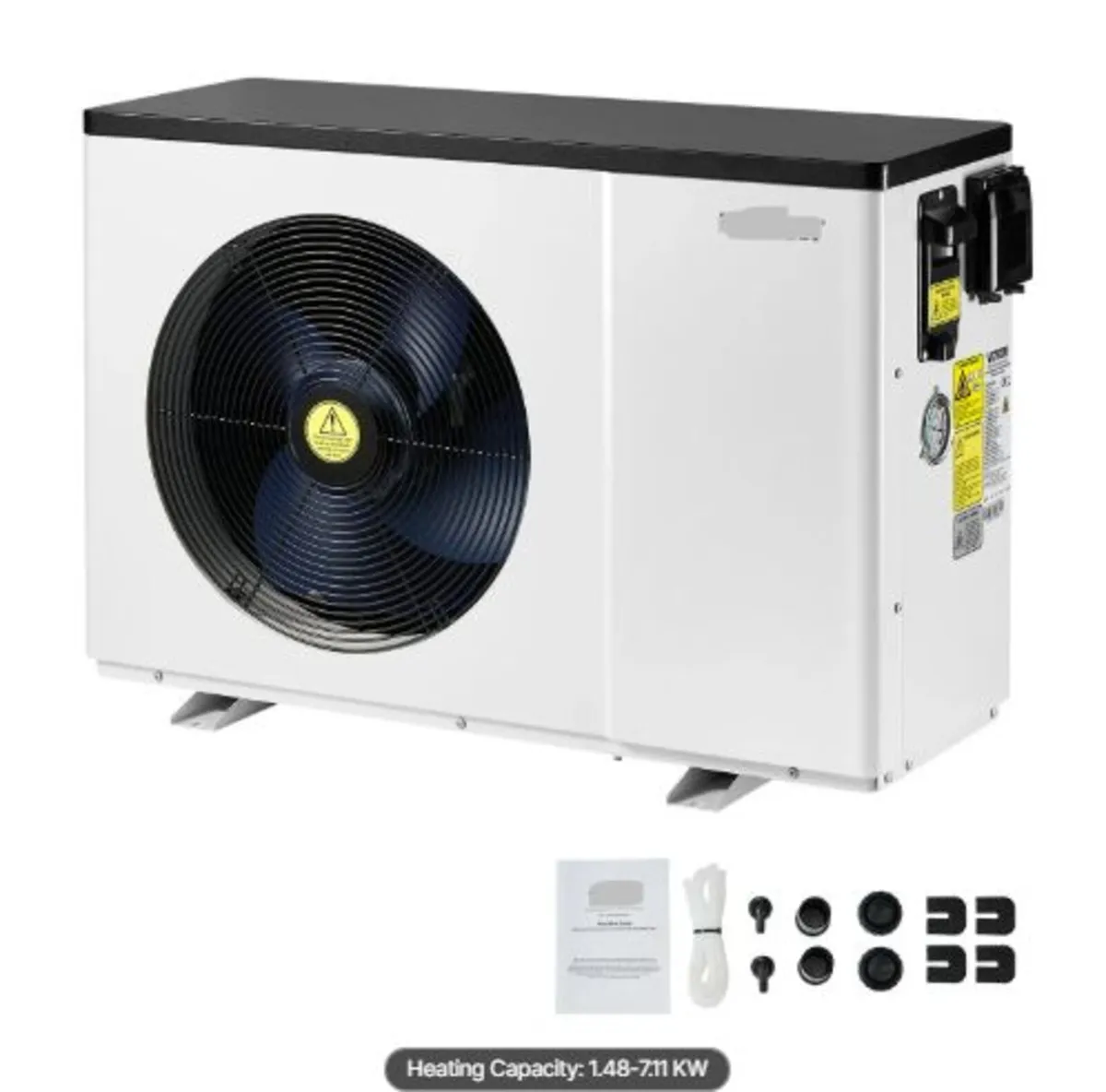 Electric Pool Heat Pump,1.48-7.11kW Heating Capaci - Image 1