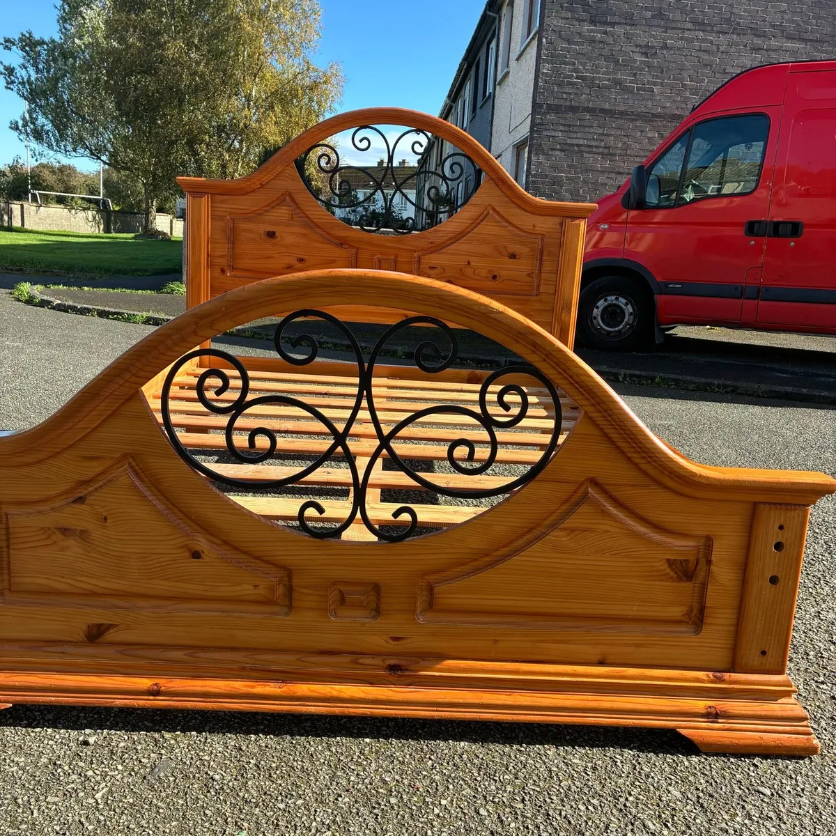 Double Solid Pine Double abed Frame - Image 4
