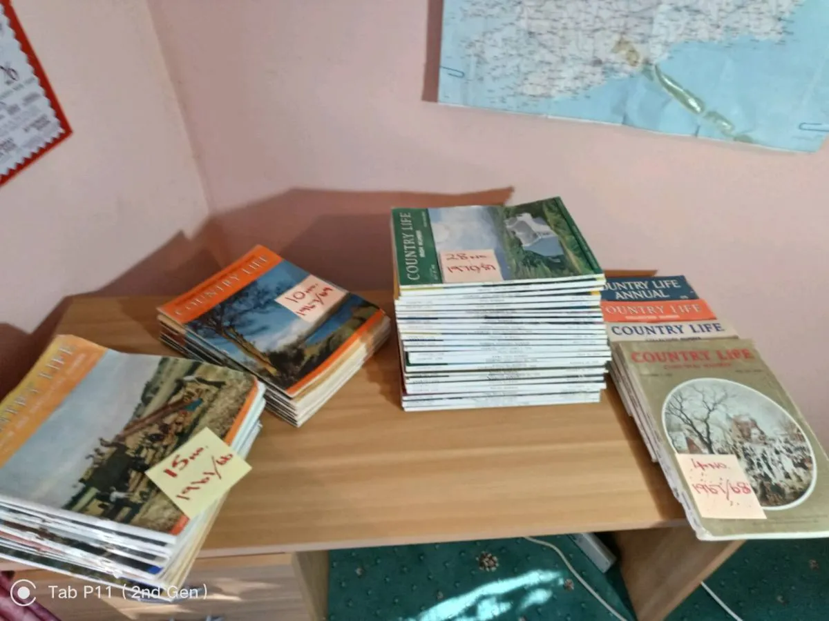 Country Life magazines. 1960's & 70's. Over 50no. - Image 1