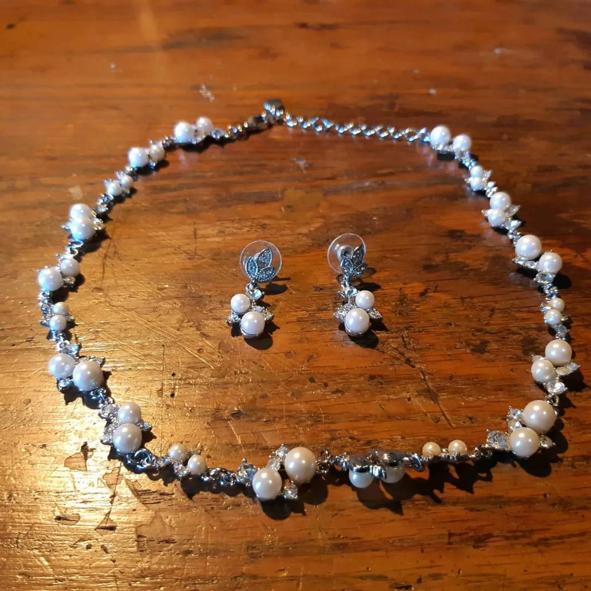 Matching Necklace and Earrings Set. - Image 4