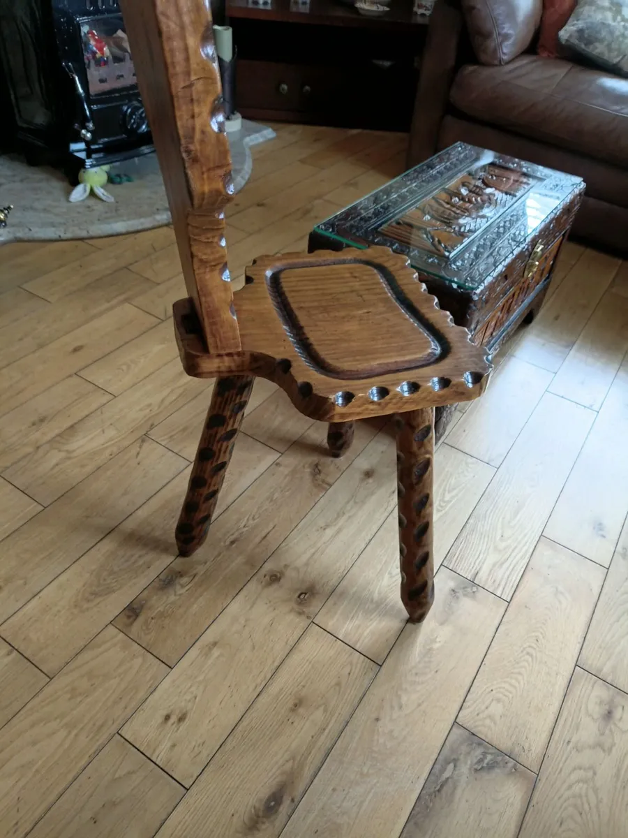 Vintage Oak Chair.Attic Clearence.32 - Image 2