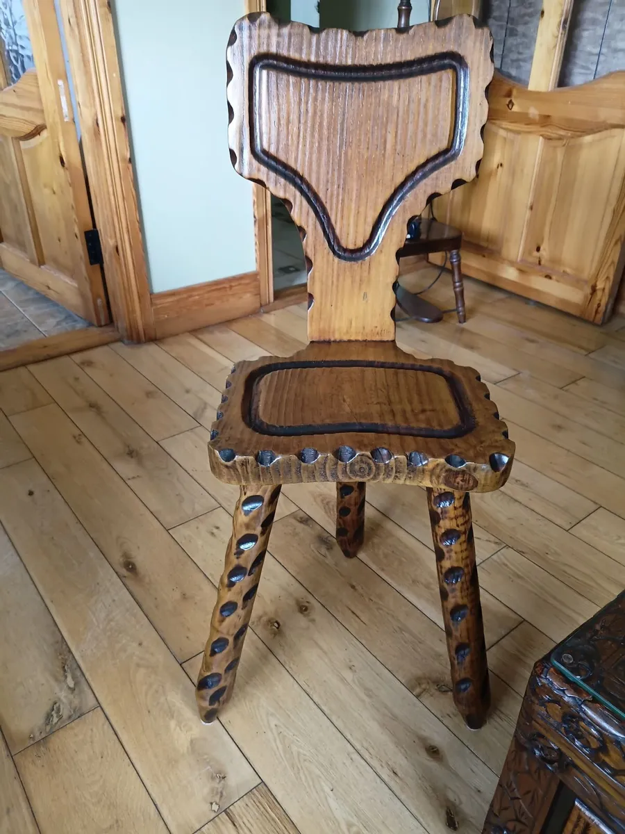 Vintage Oak Chair.Attic Clearence.32 - Image 3