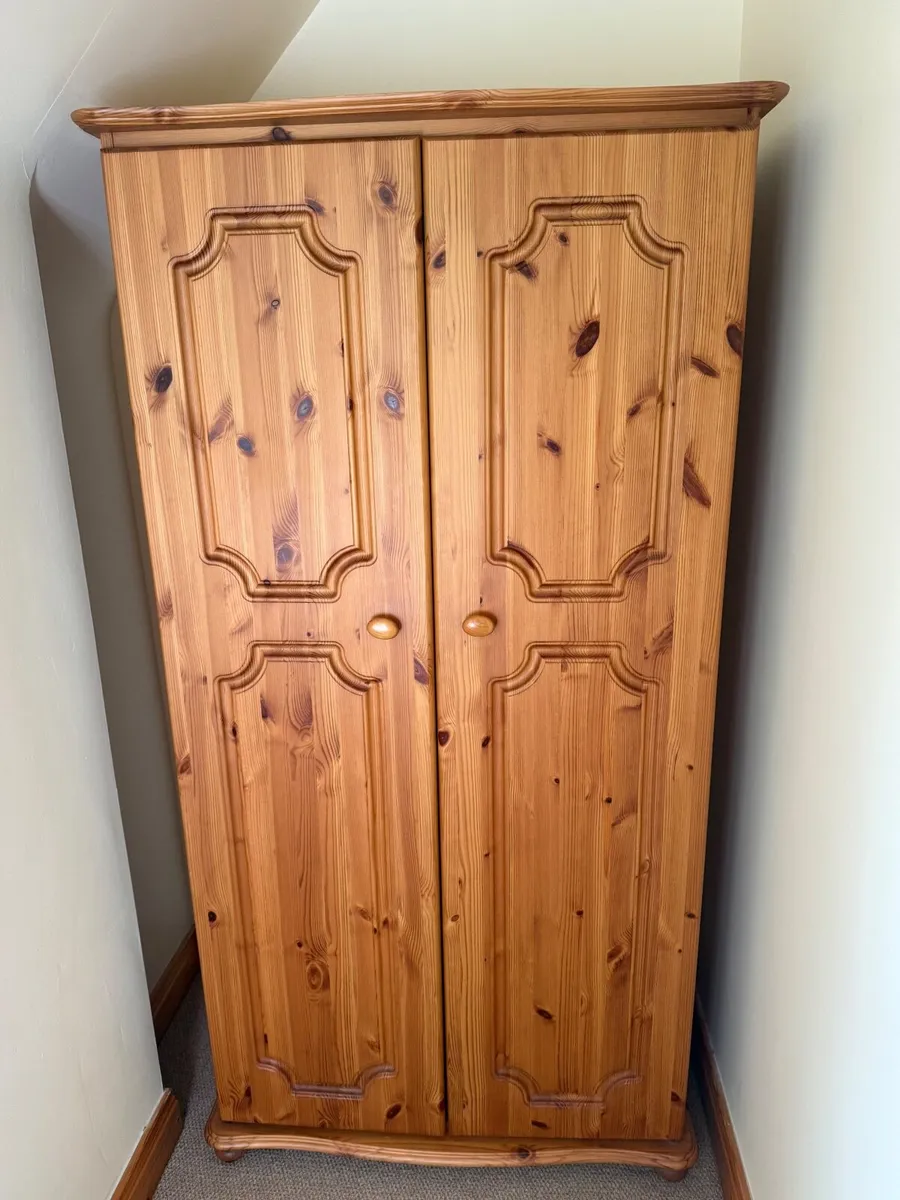Solid Timber Double Wardrobe