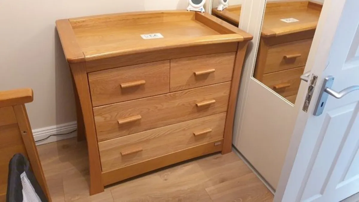 Mamas and Papas Ocean Cotbed + Chest of Drawers - Image 2
