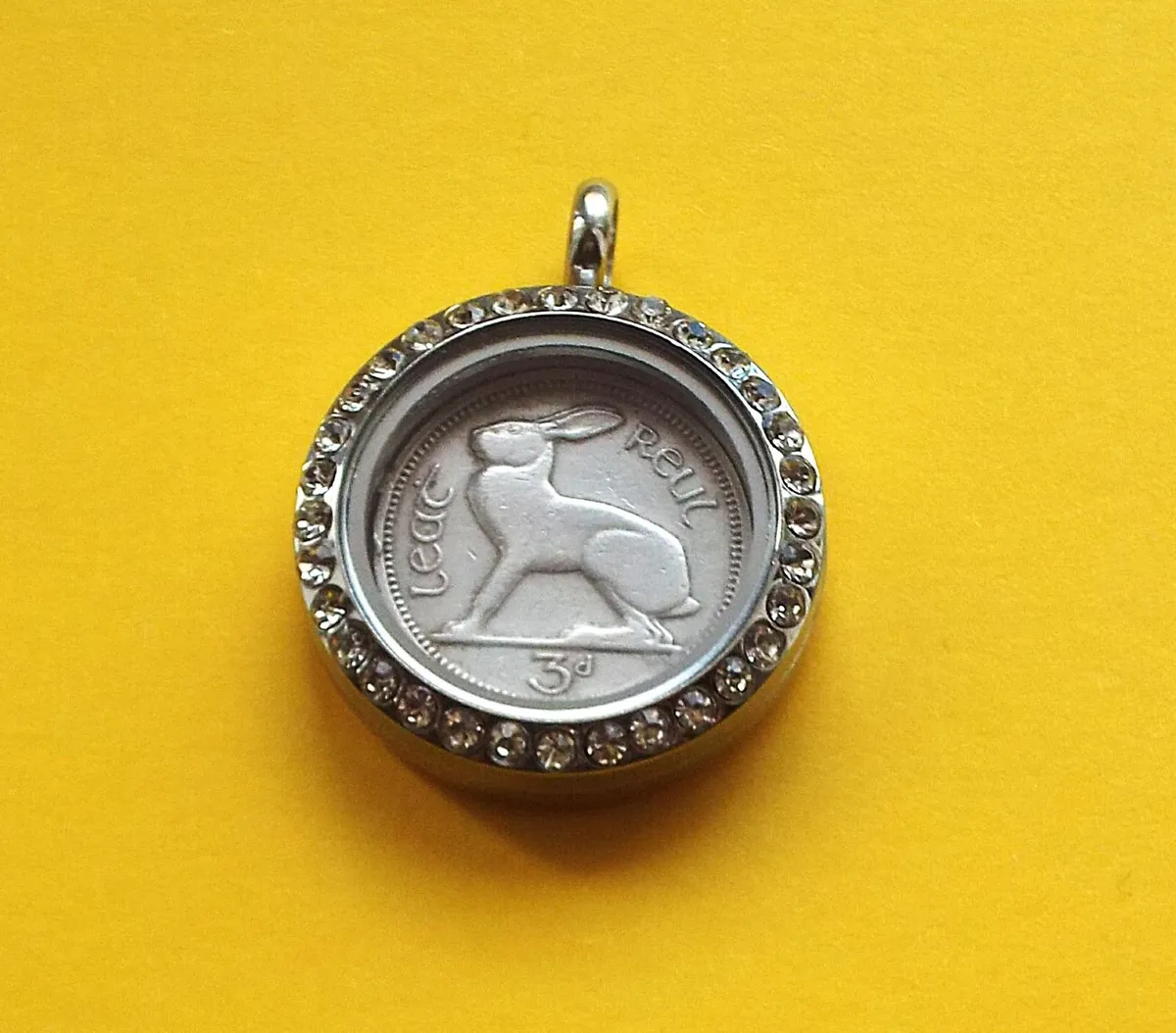Irish 1942 Three Pence Coin Pendant Necklace - Image 4
