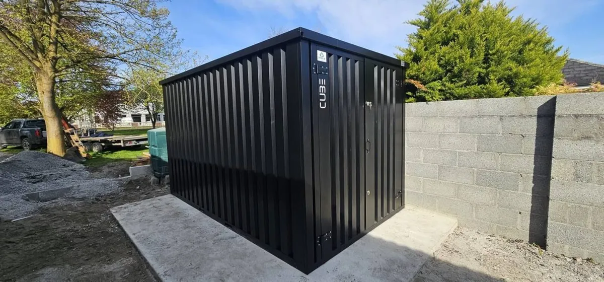 CUBE Heavy Duty Steel Shed 2m×4m (6.6ft × 13.1ft) - Image 4