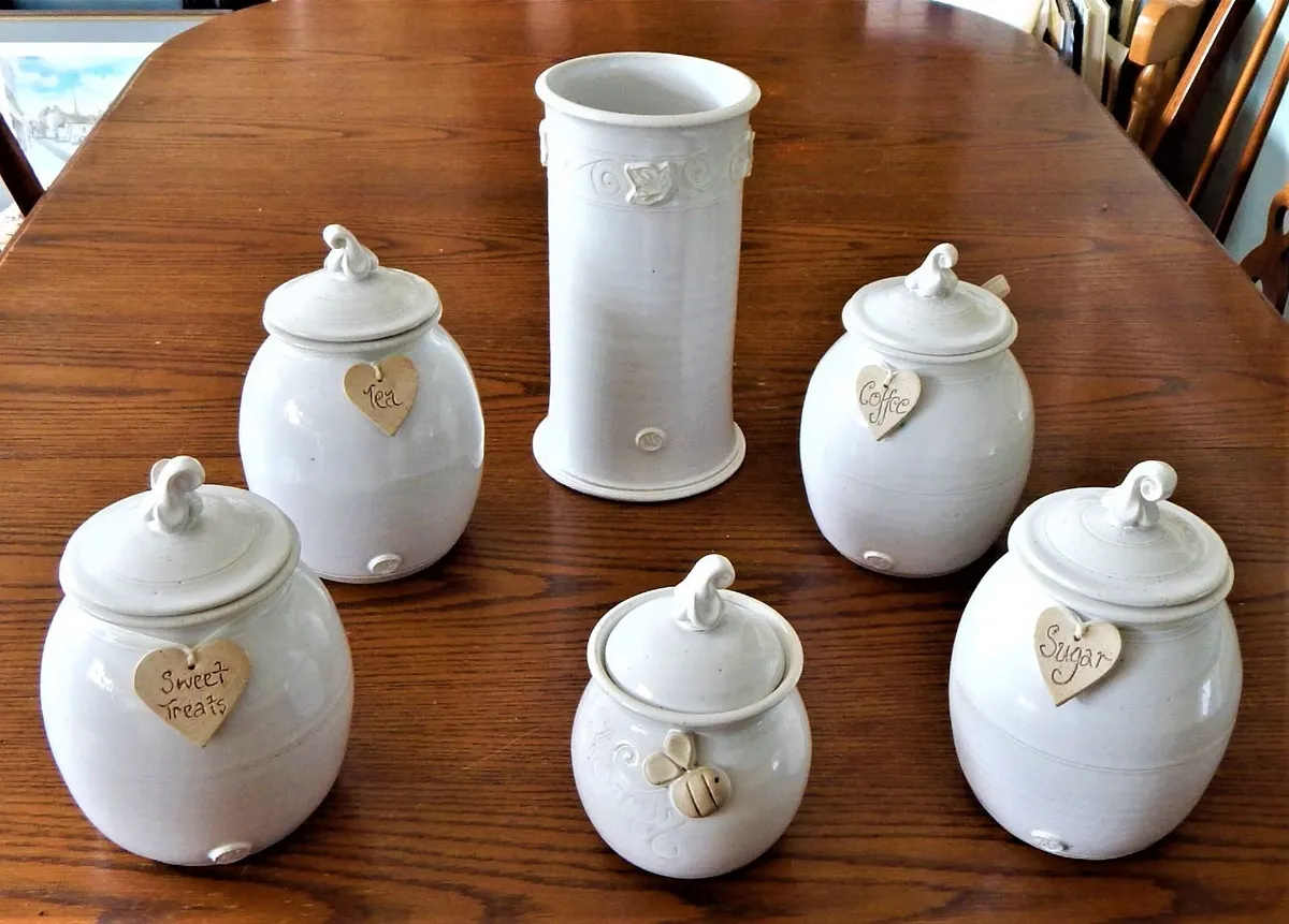 Collection of Handmade Ballyelland Pottery Pieces - Image 1