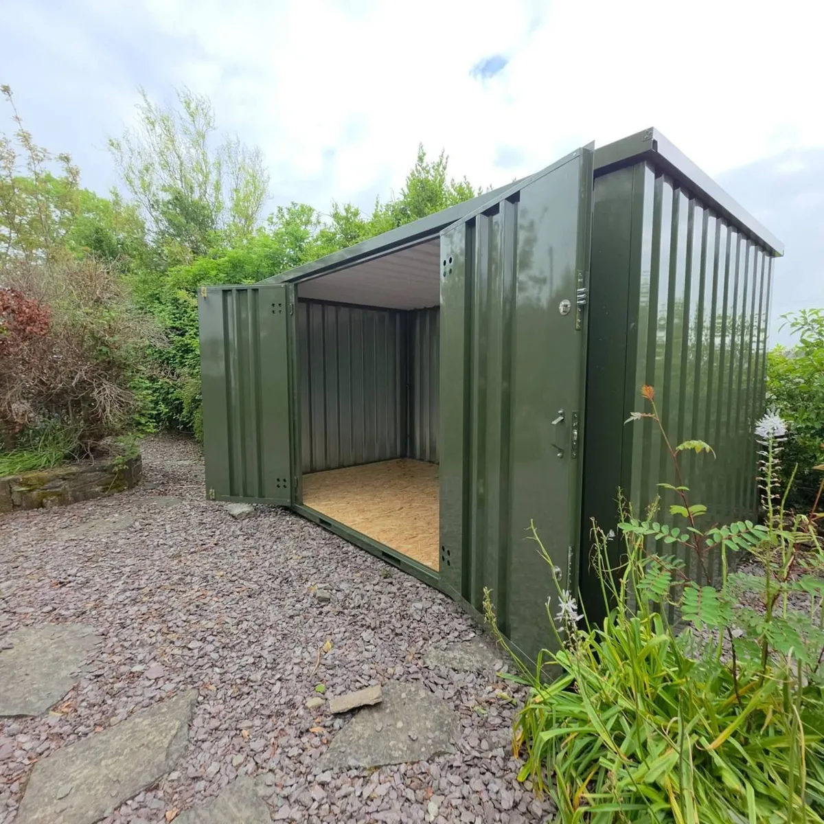 CUBE Heavy Duty Steel Shed 2m×4m (6.6ft × 13.1ft) - Image 3