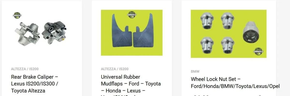 Lexus Is200 / Is300 / Altezza - New parts - Image 2
