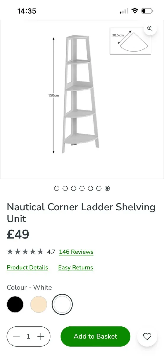 Corner ladder shelves - Image 3