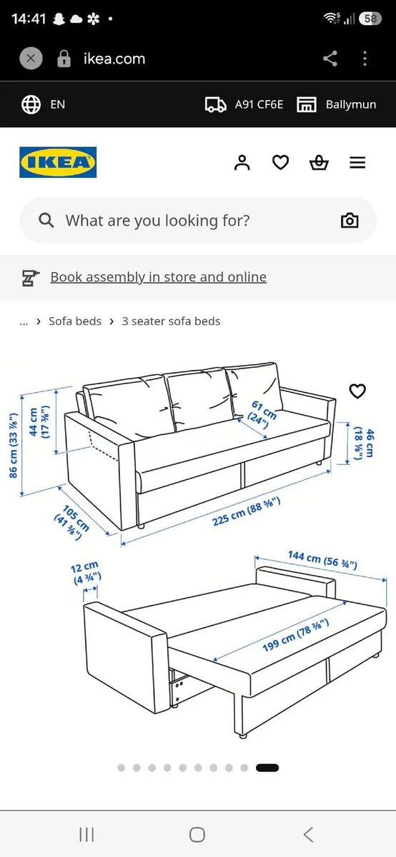 Sofa bed - Image 2