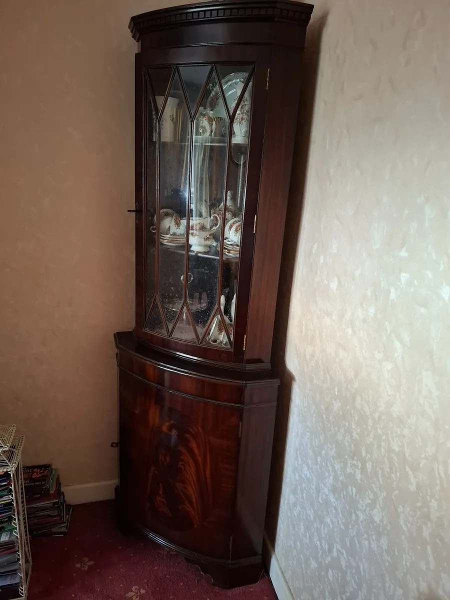 Living Room Corner Display Cabinet