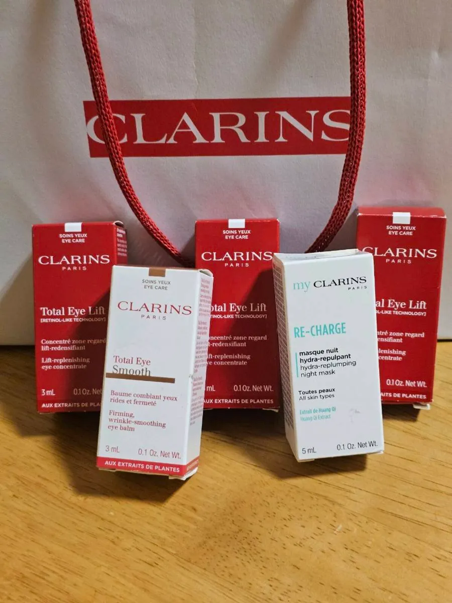 Clarins Skin Care Bundle / All New / Sealed - Image 1