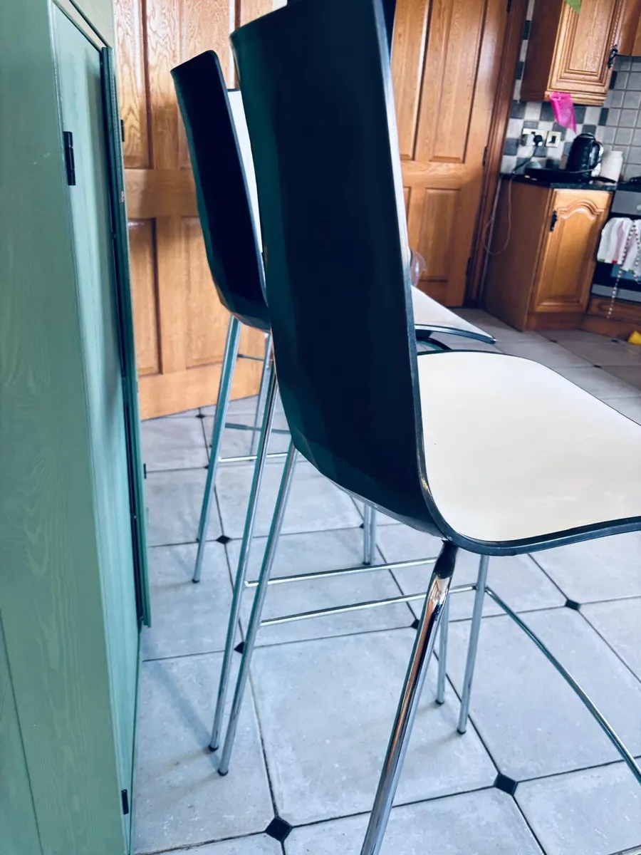 Set of 6 Italian designer high stools - Image 3