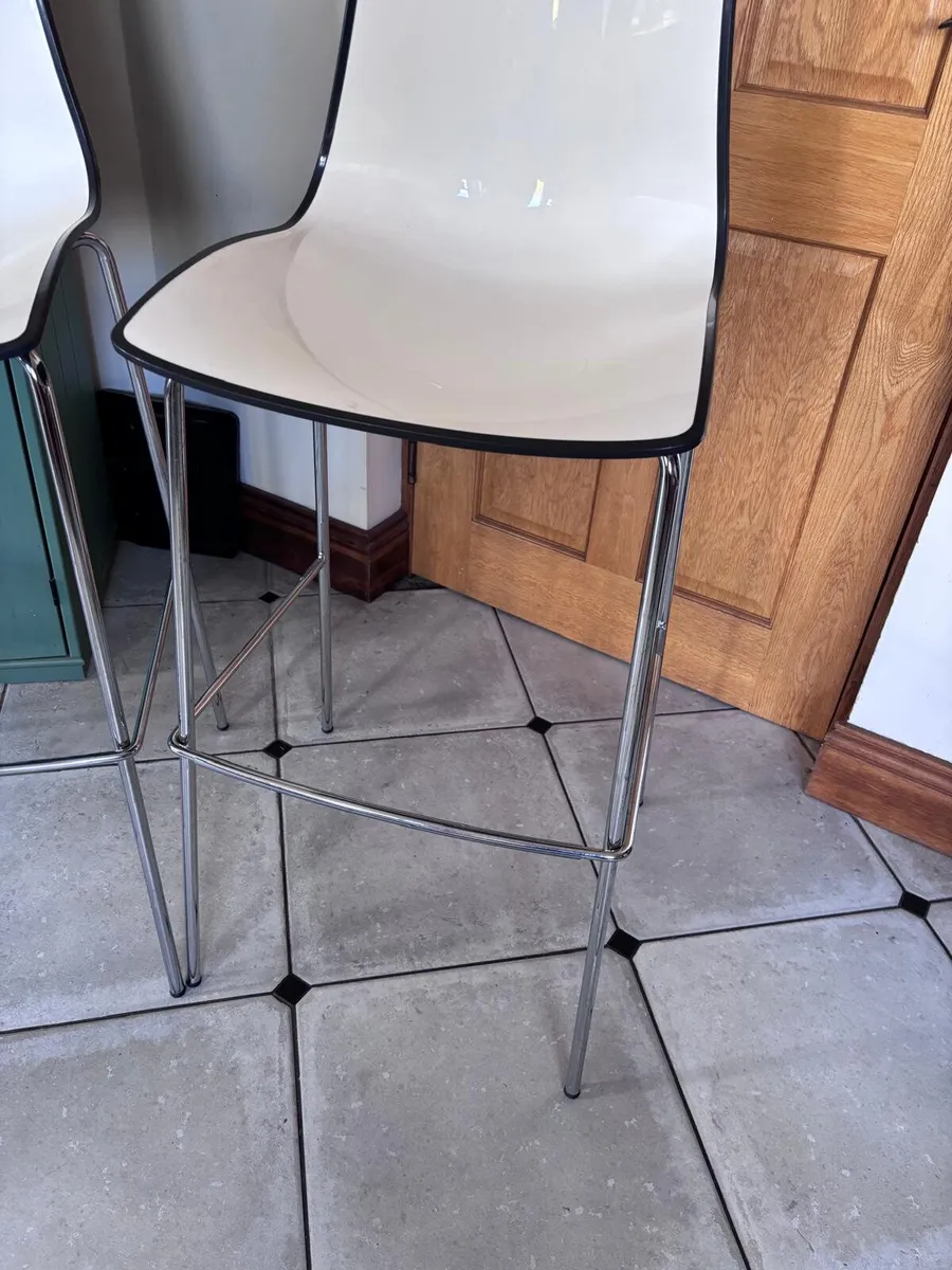 Set of 6 Italian designer high stools - Image 4