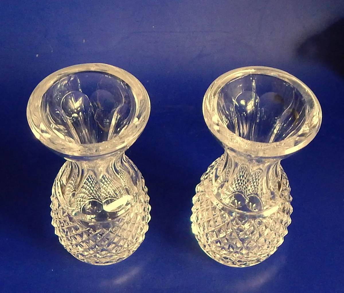 Pair of Small Vintage Waterford Crystal Bud Vases - Image 3
