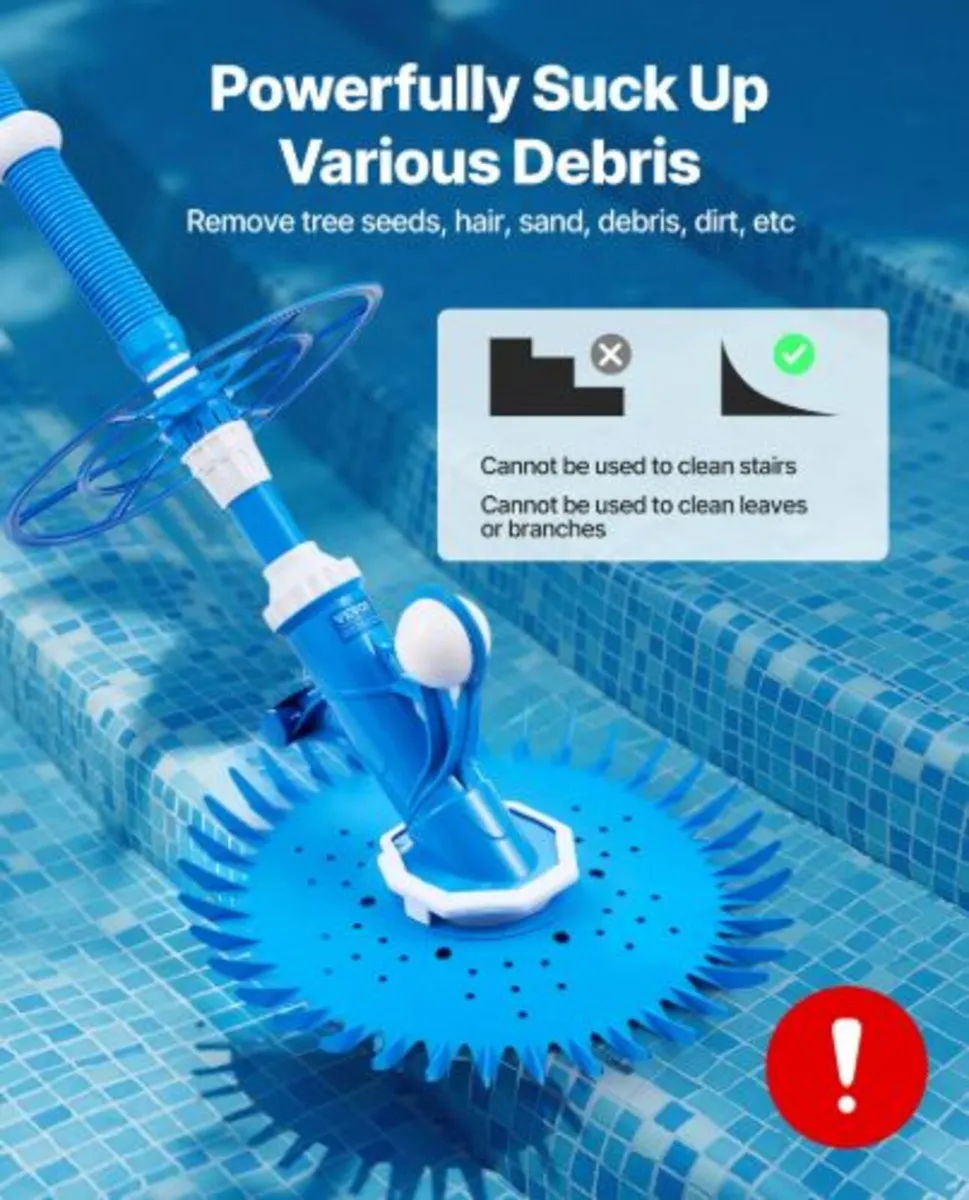 Suction Pool Cleaner,Automatic Pool Vacuum Cleane - Image 3