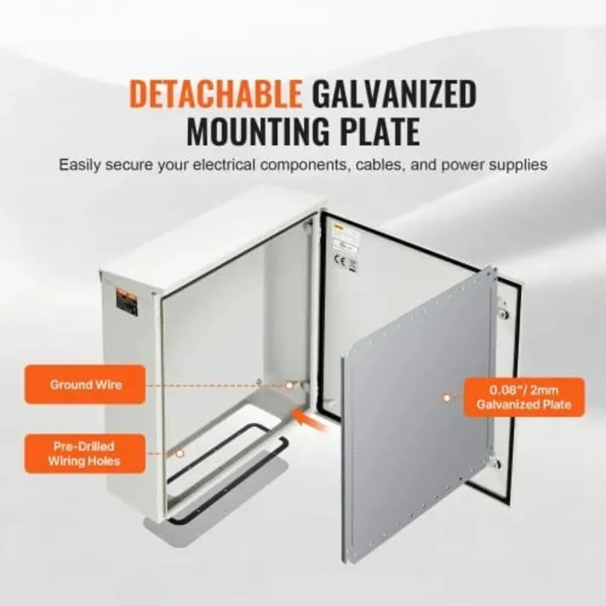 Electrical Steel Enclosure Box NEMA 4 Outdoor Encl - Image 2