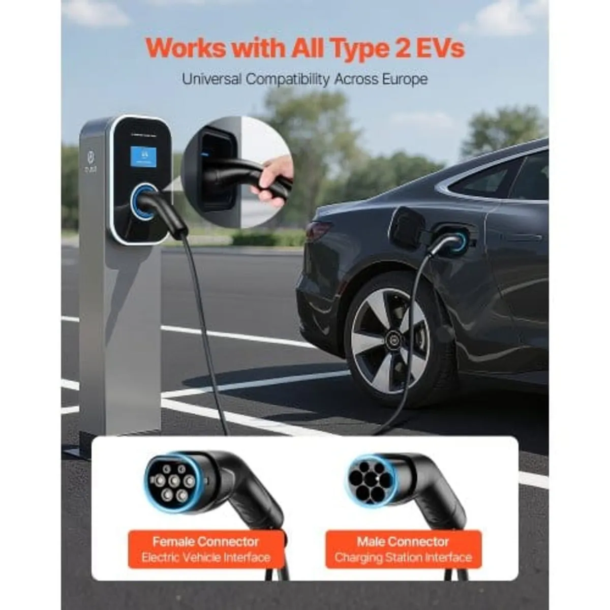EV Charger Extension Cable, 16Amp 10 m Max 11 kW E - Image 3