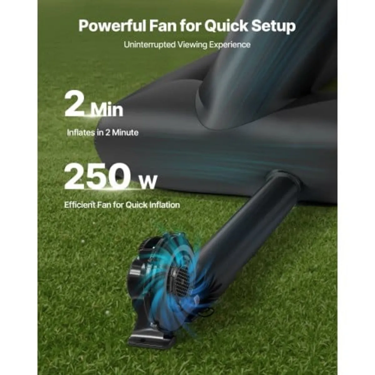 20 ft Inflatable Movie Screen, 600D Washable Infla - Image 2
