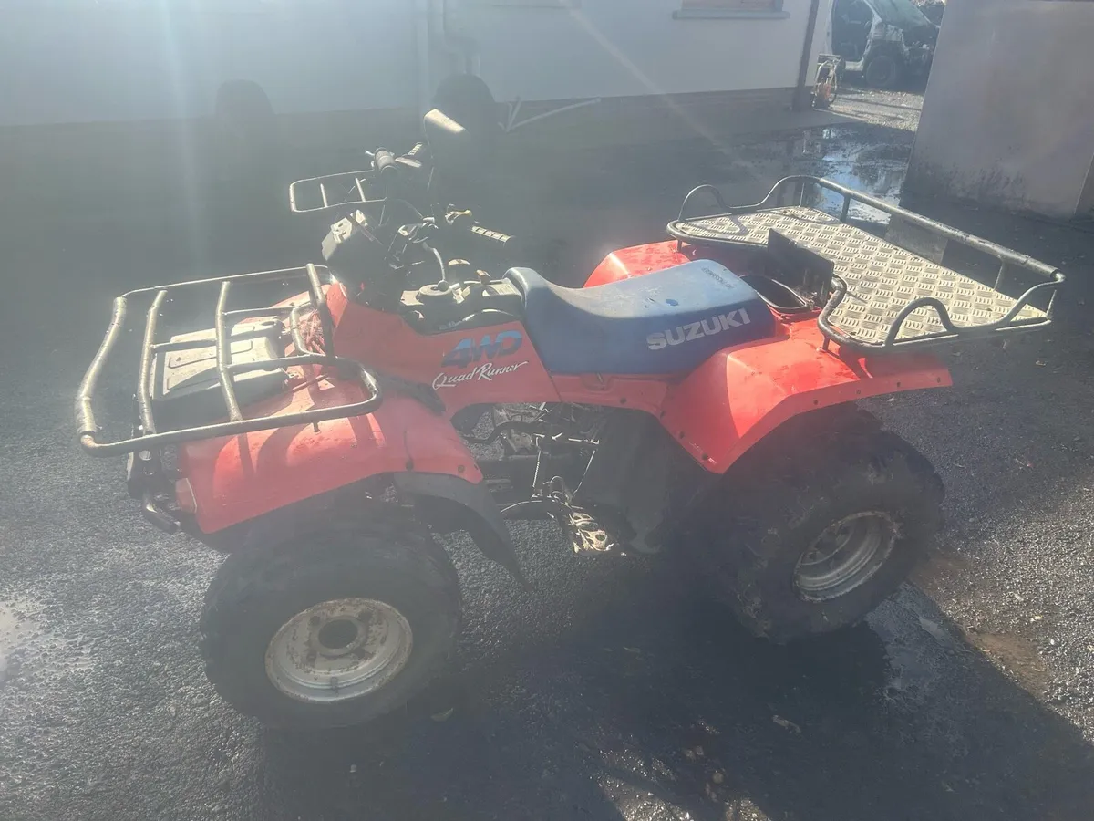 Suzuki LT250 4WD Quad Atv - Image 2