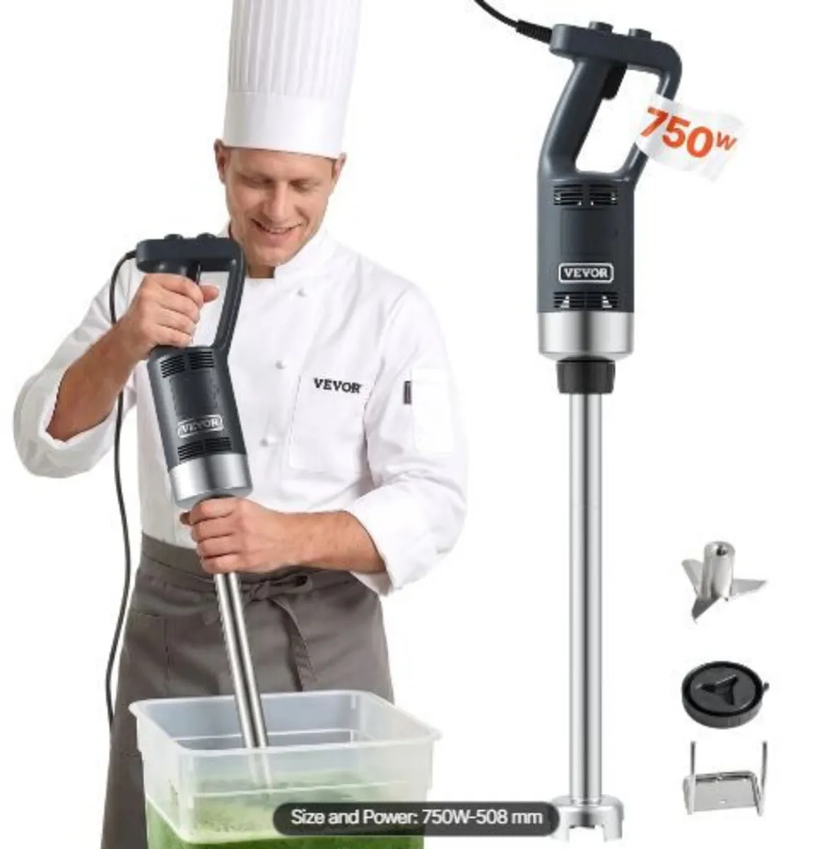 Commercial Immersion Blender, 750 Watt - Image 4