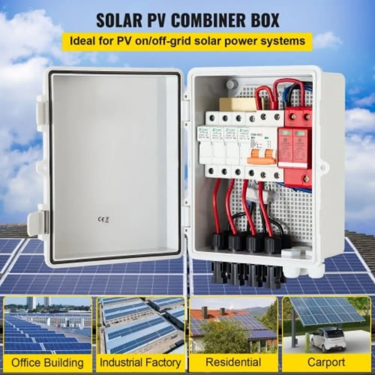 PV Combiner Box, 4 String, Solar Combiner Box with - Image 4