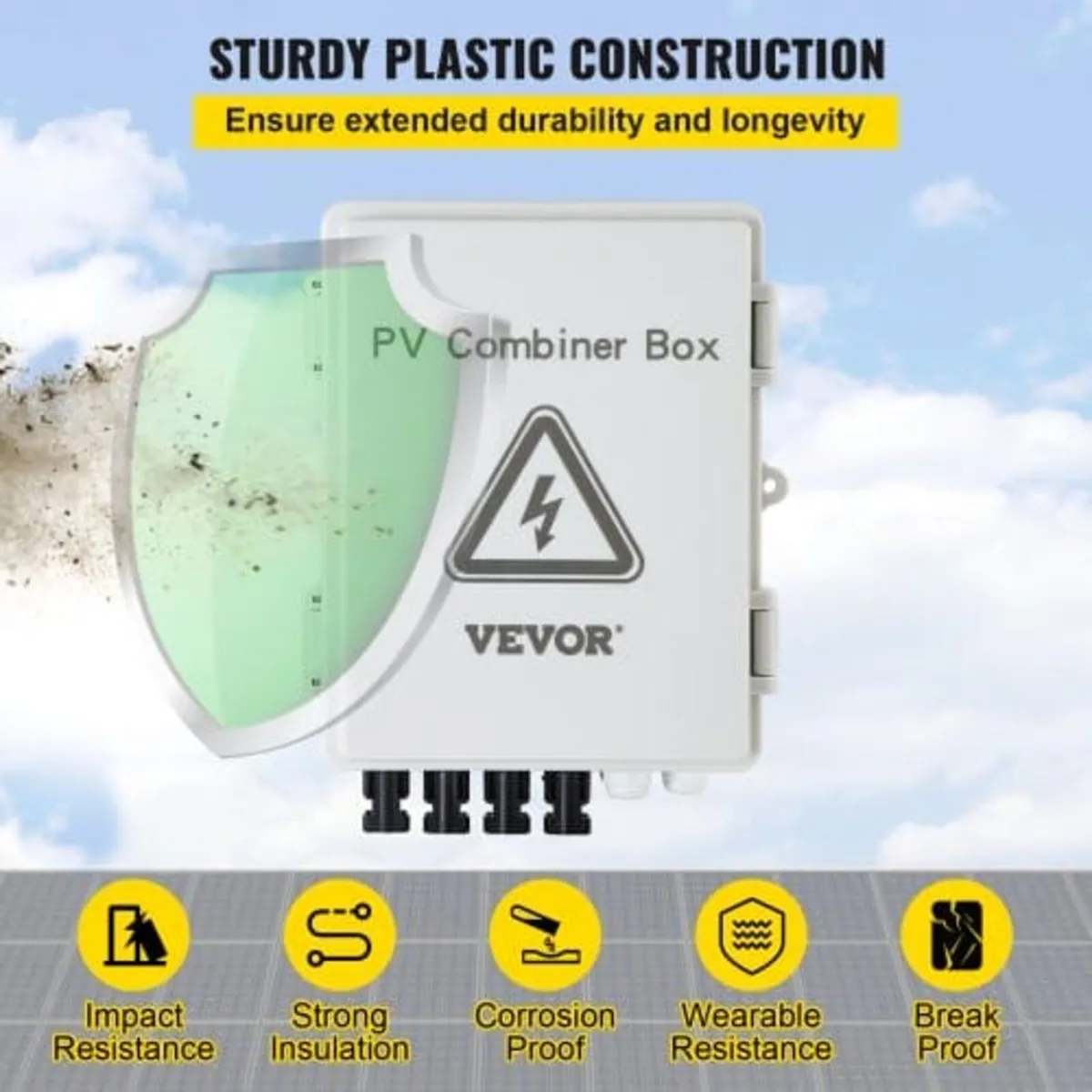 PV Combiner Box, 4 String, Solar Combiner Box with - Image 3