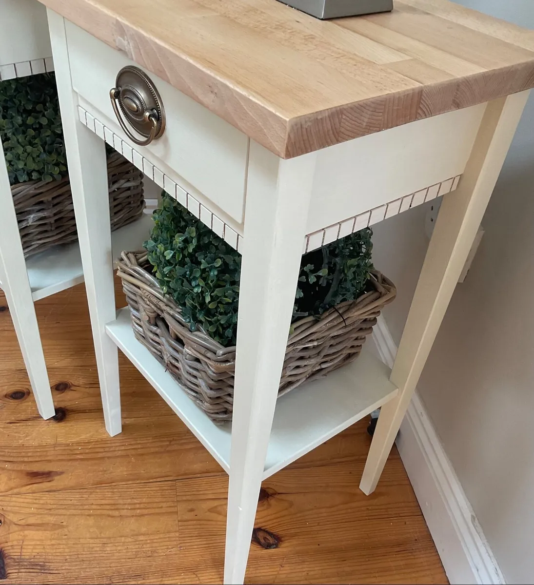 Pair of reworked lamp tables / lockers - Image 3