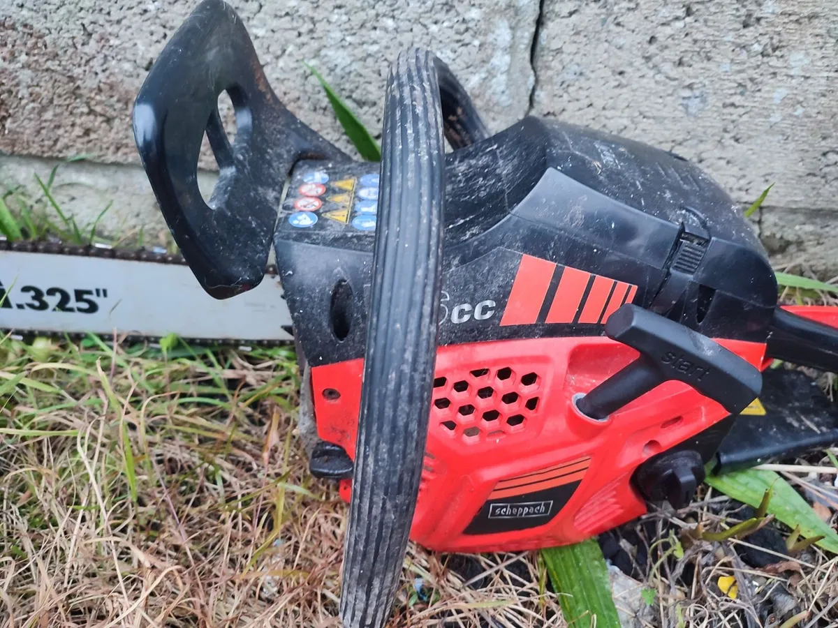 Scheppach petrol chainsaw, specifically a model - Image 2