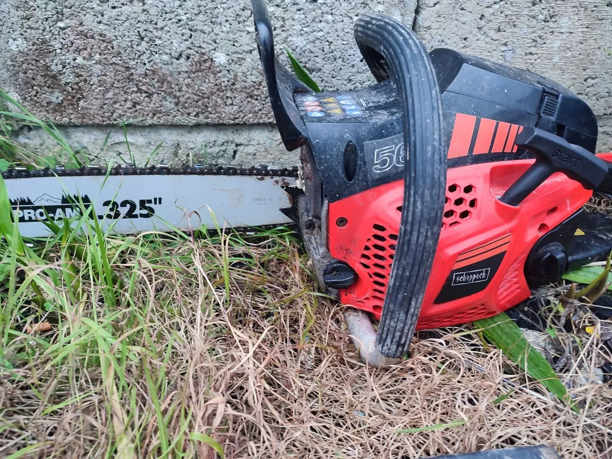 Scheppach petrol chainsaw, specifically a model - Image 4