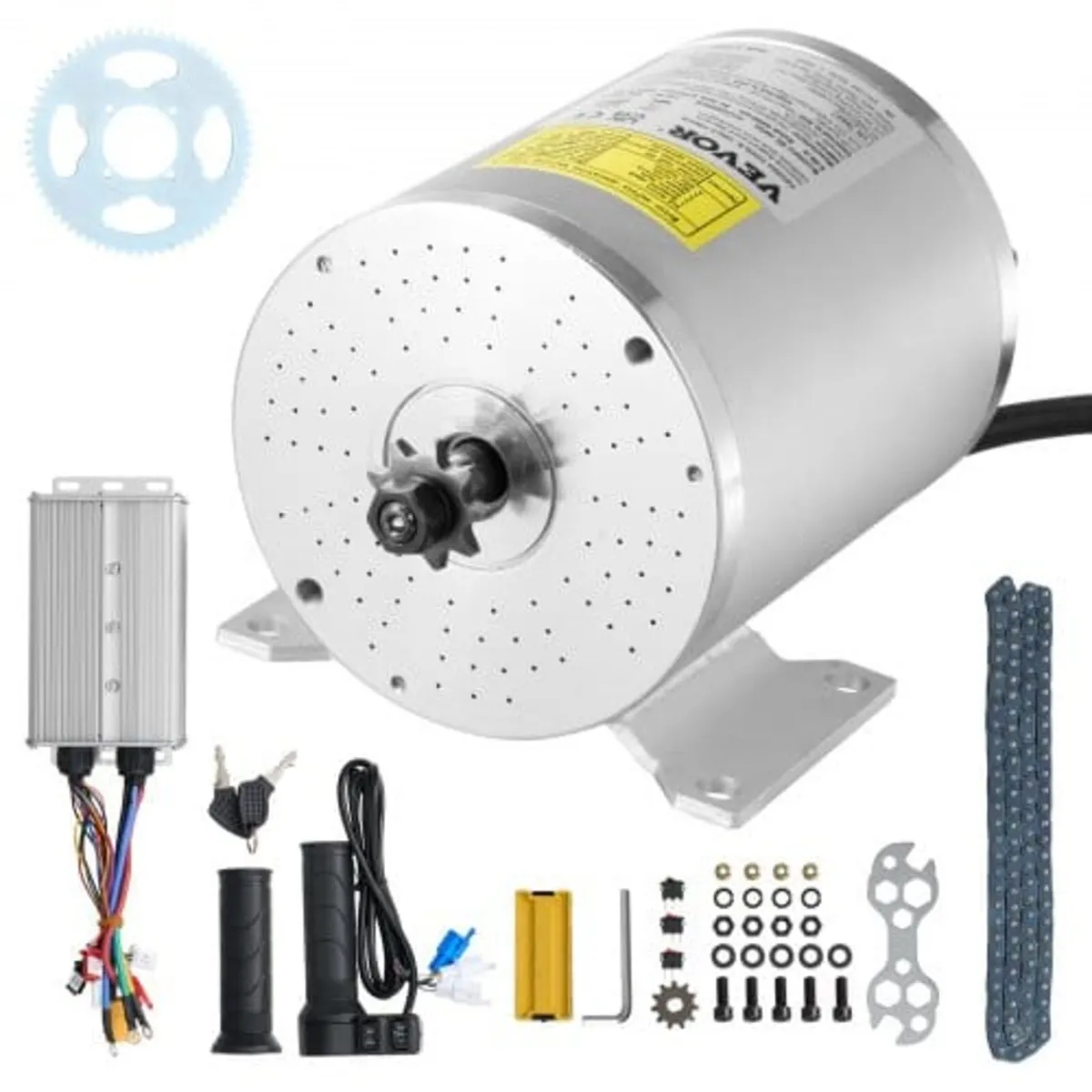3000W Electric Brushless DC Motor Kit - 72V 4900rp - Image 1