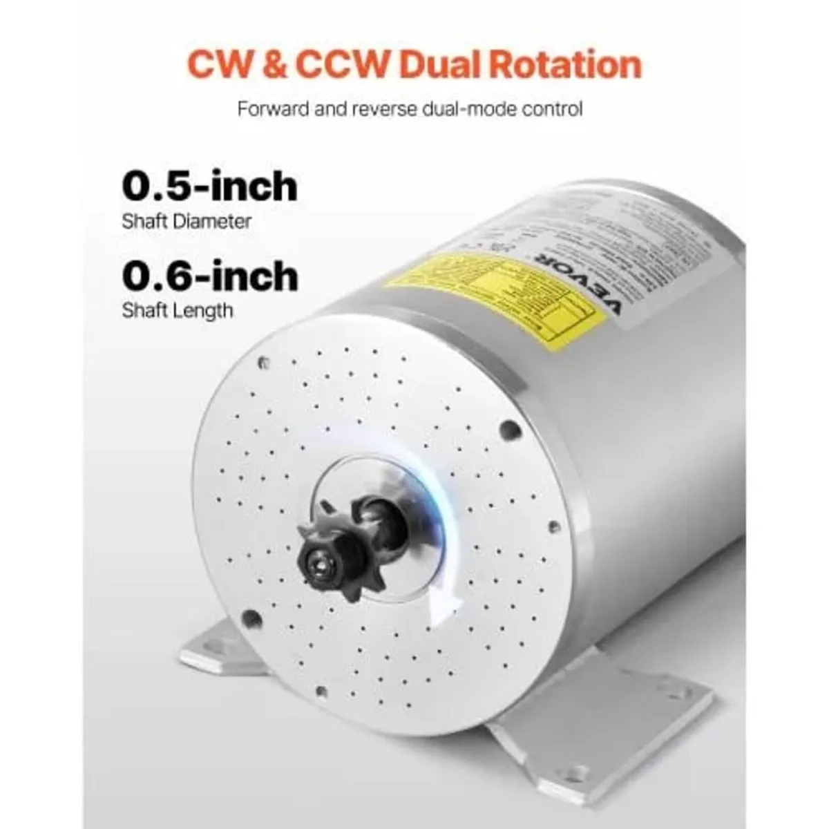 3000W Electric Brushless DC Motor Kit - 72V 4900rp - Image 2