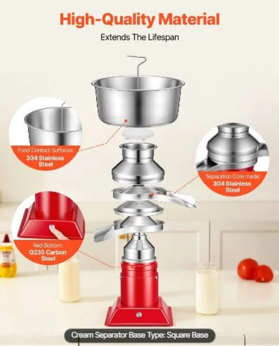 Electric Milk Cream Separator - Image 1
