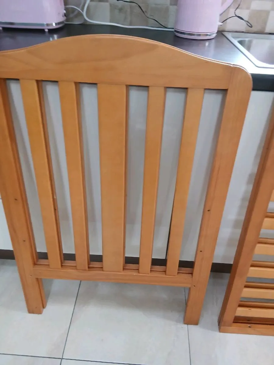 MOTHERCARE COT + 2 MATTRESS - Image 1