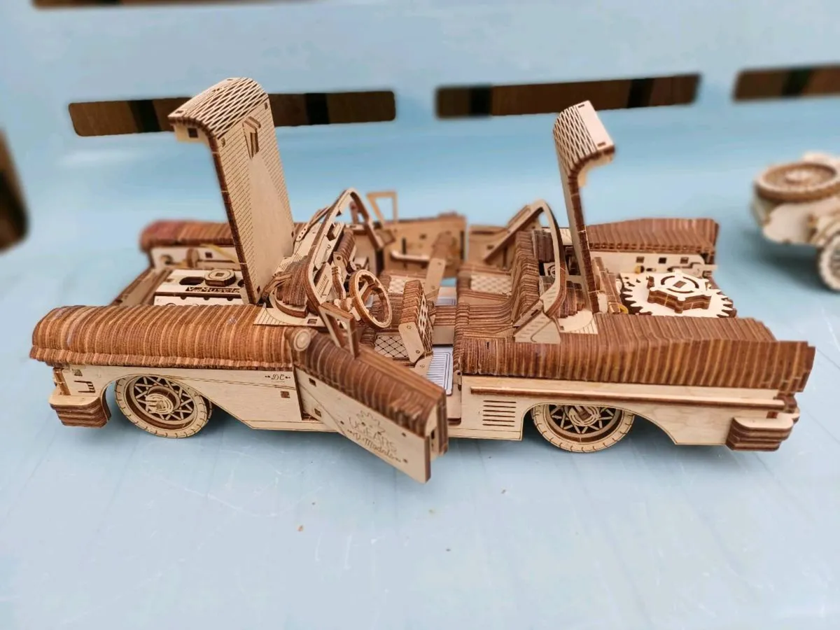 Ugears Dream Cabriolet Mechanical 3D Car - Image 2