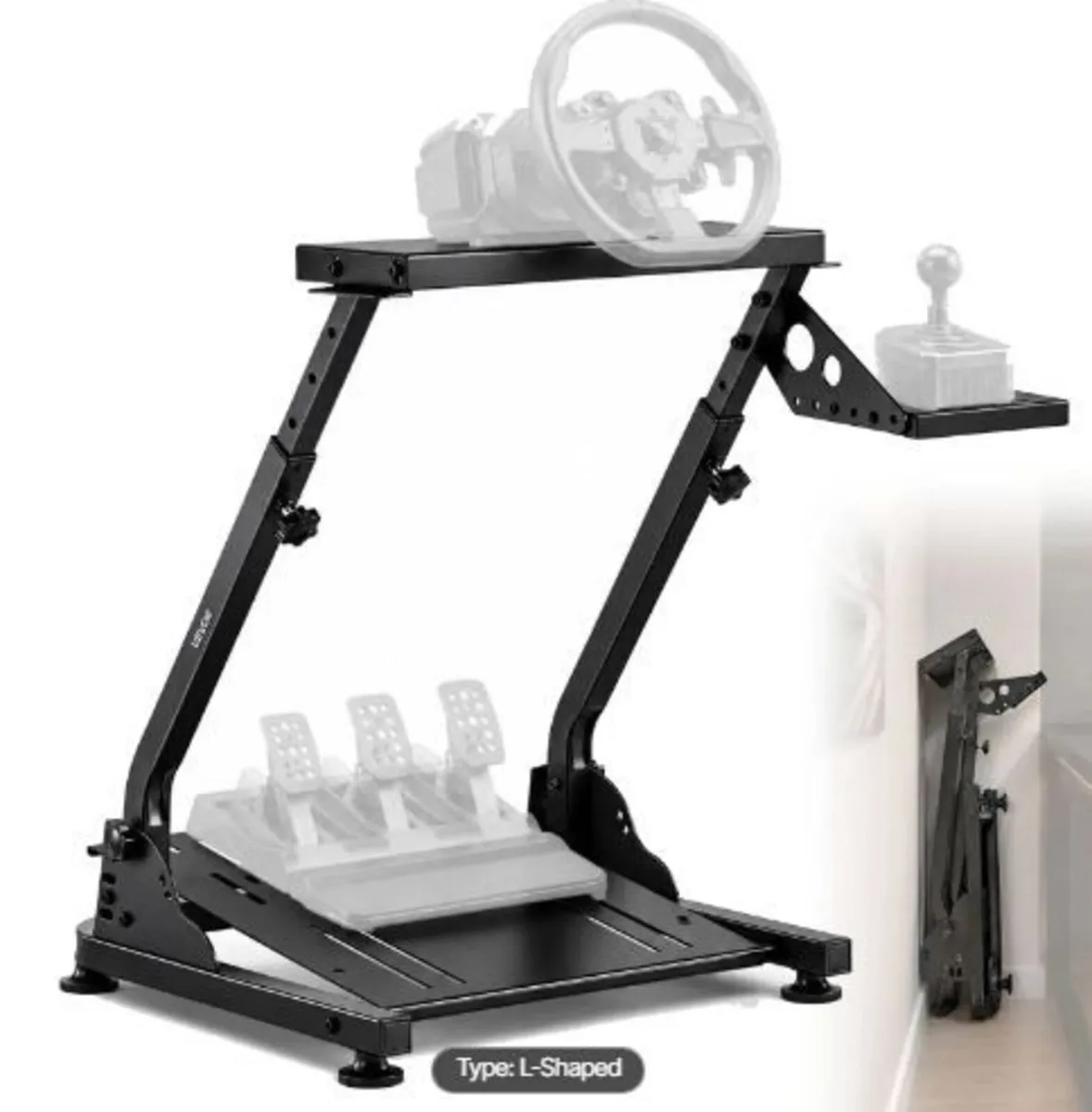 Racing Wheel Stand, Adjustable & Foldable - Image 4