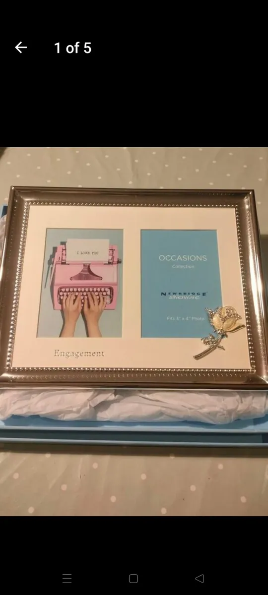 Newbridge double Engagement frame. New in box. Unw - Image 3