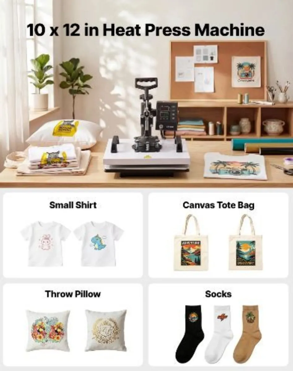 Heat Press Machine 30 x 20 cm Sublimation - Image 2