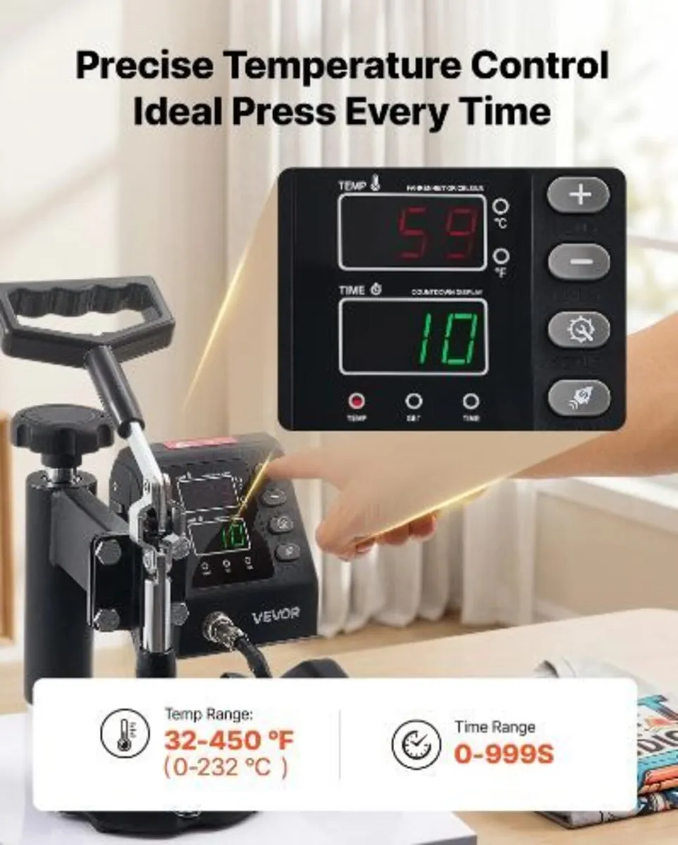 Heat Press Machine 30 x 20 cm Sublimation - Image 4