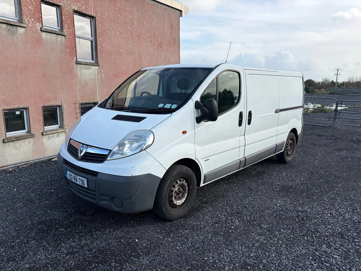 2013 Vauxhall Vivaro, new CVRT Doe , Tax March 27 - Image 1