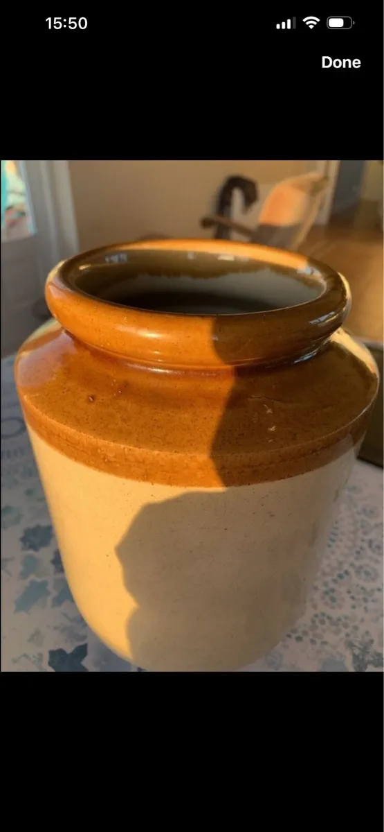Stone ware jar - Image 1